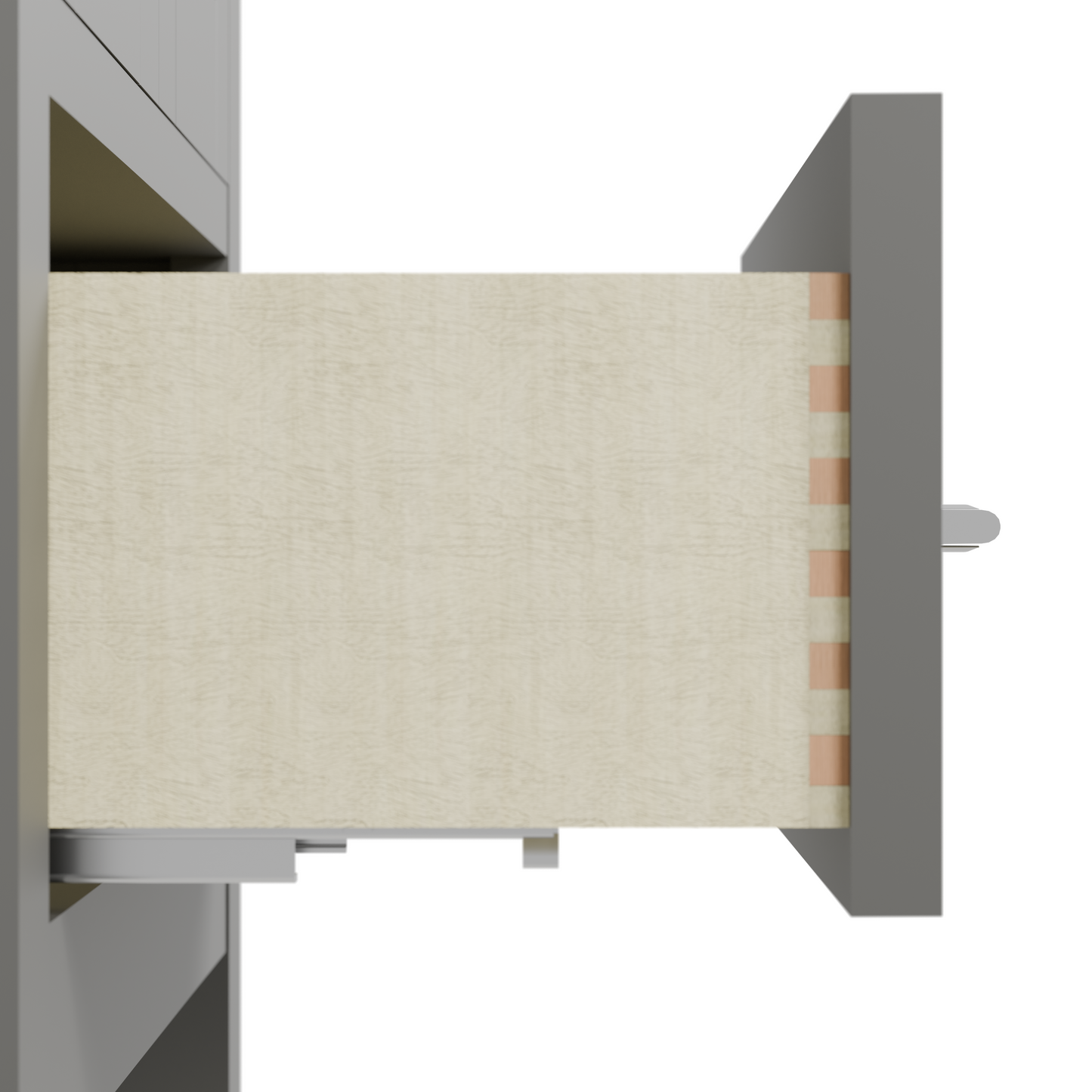 Caroline Avenue 24" Single Bath Vanity in Gray with Cultured Marble Quartz Top and Square Sink