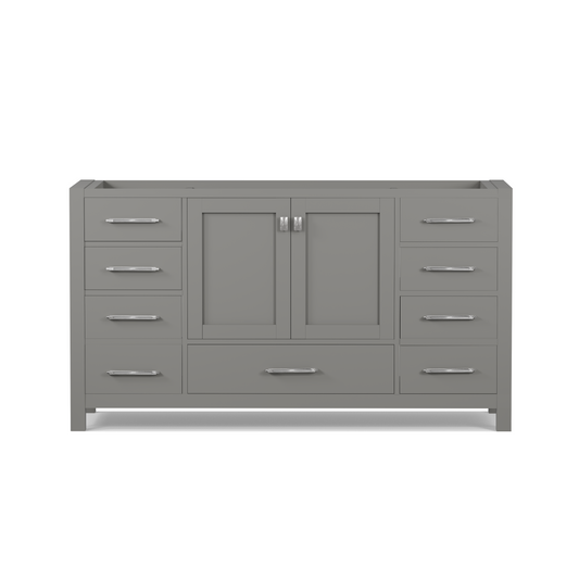 Caroline Avenue 60" Single Cabinet in Gray