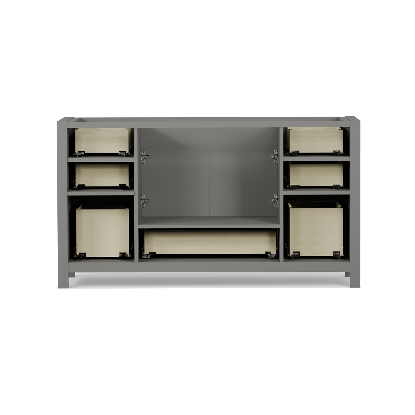 Caroline Avenue 60" Single Cabinet in Gray