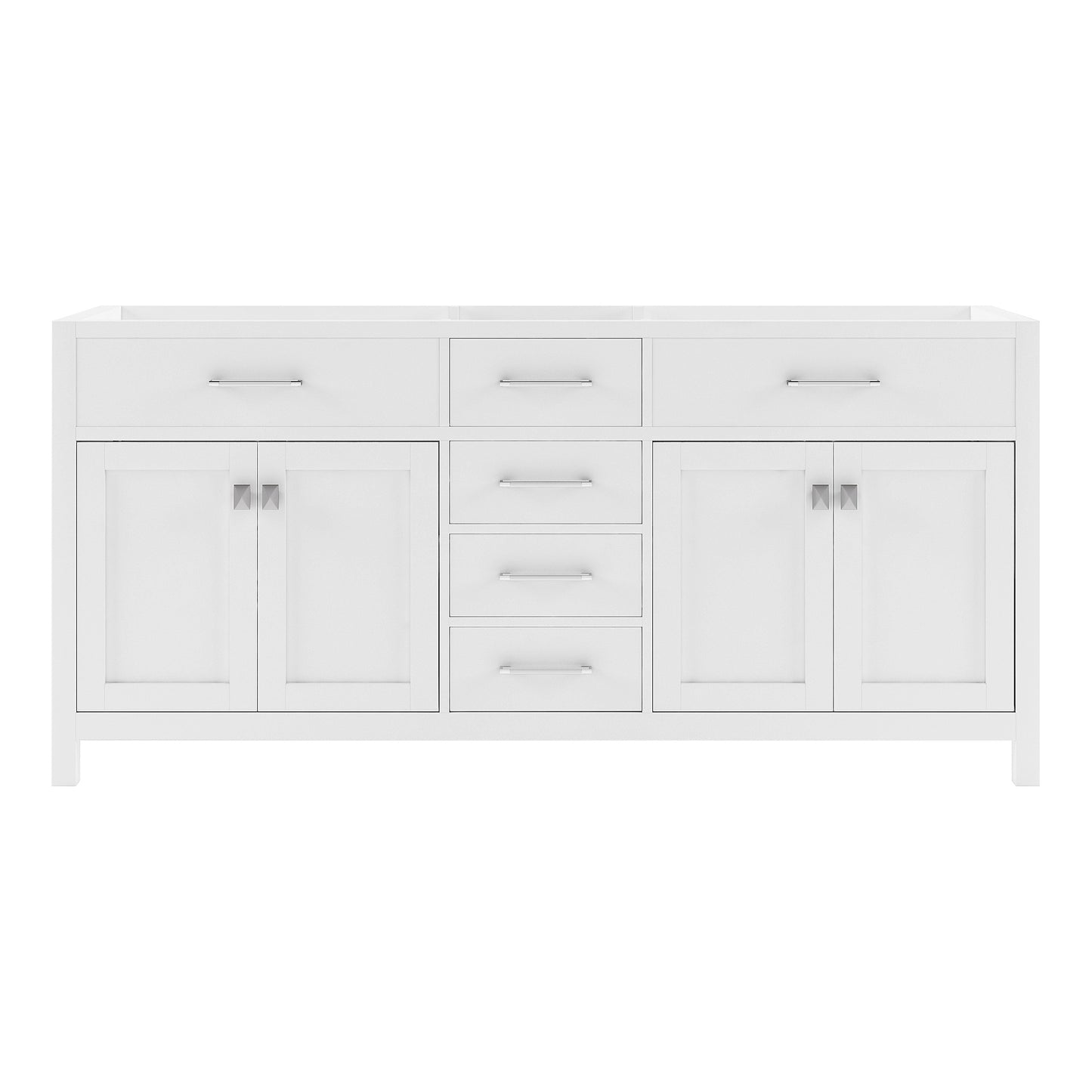 Caroline 72" Double Cabinet in White