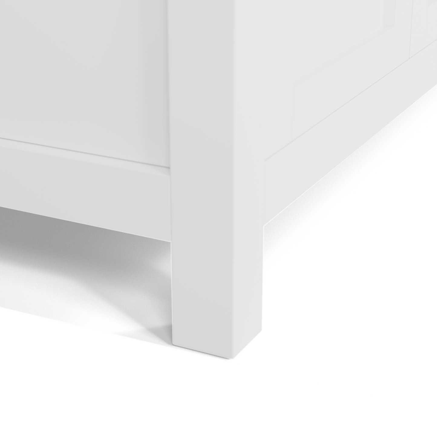 Caroline 72" Double Bath Vanity in White with Cultured Marble Quartz Top and Round Sinks