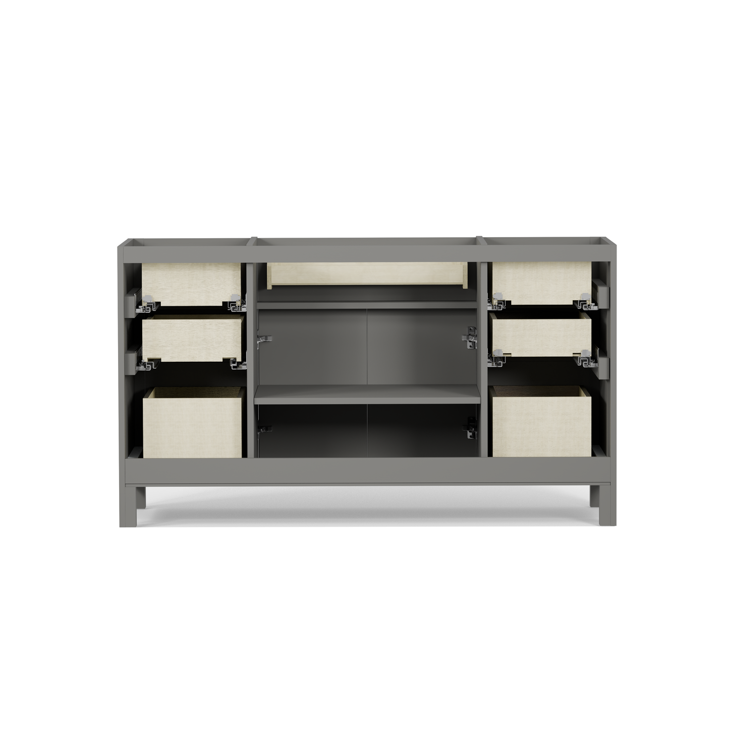 Caroline 60" Single Cabinet in Gray