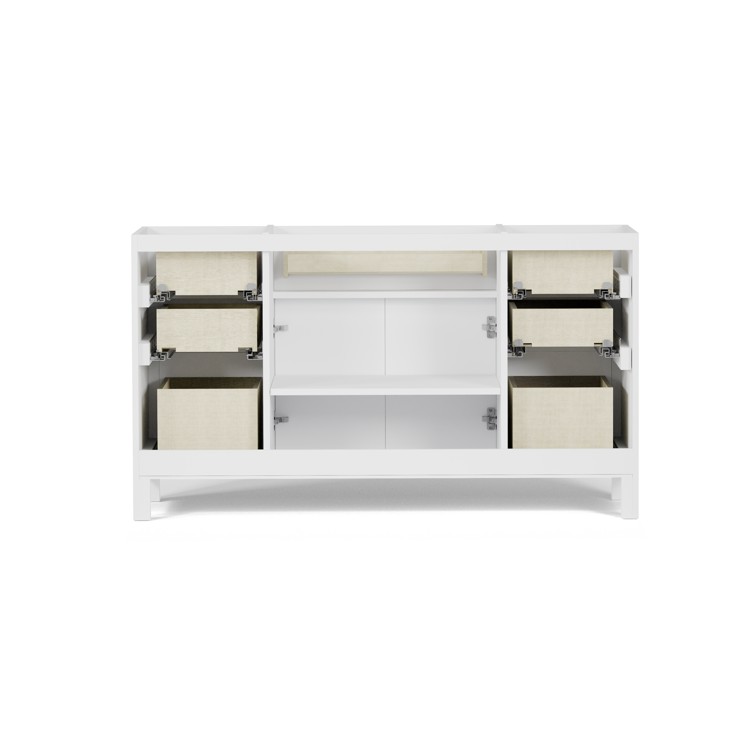 Caroline 60" Single Cabinet in White