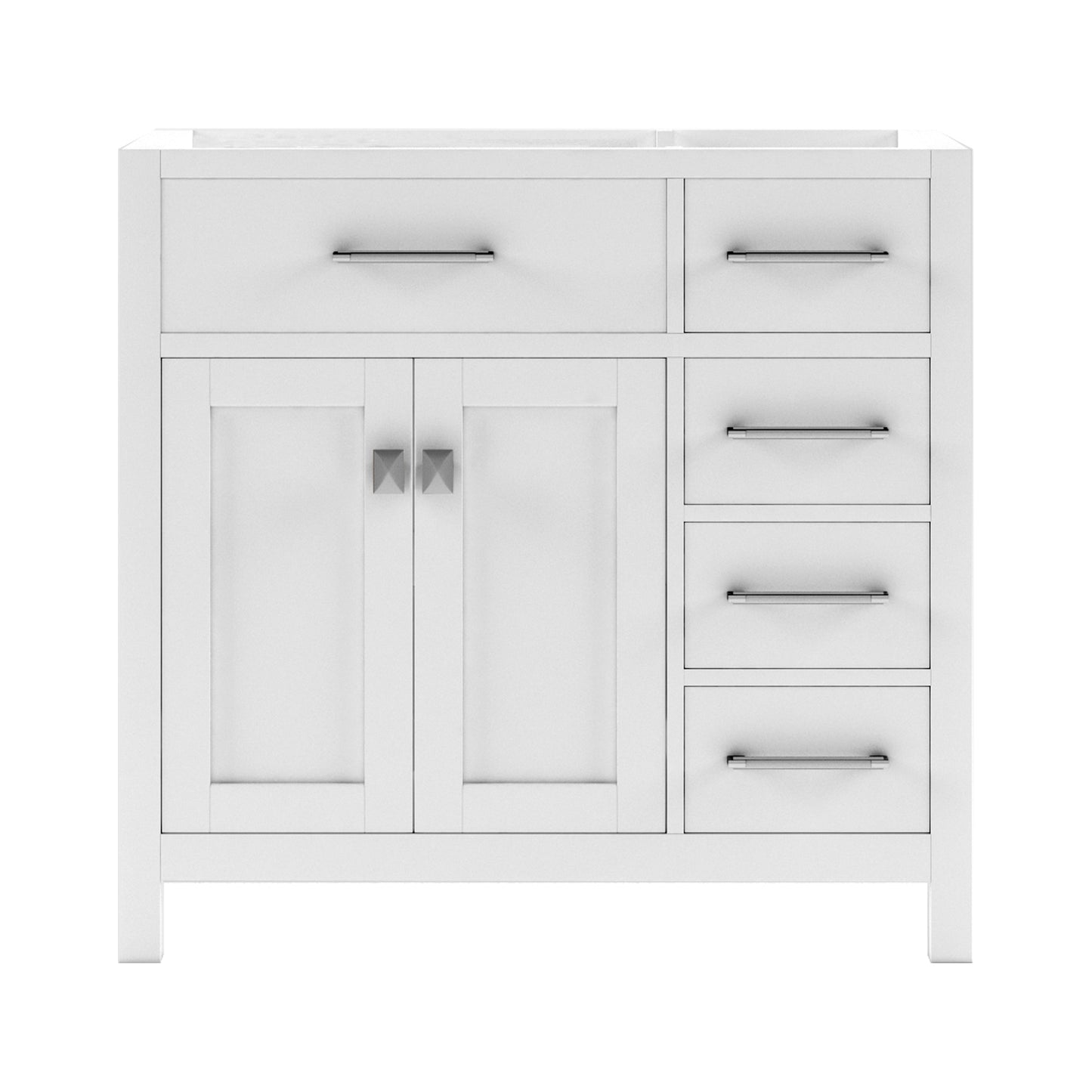 Caroline Parkway 36" Right Single Cabinet in White