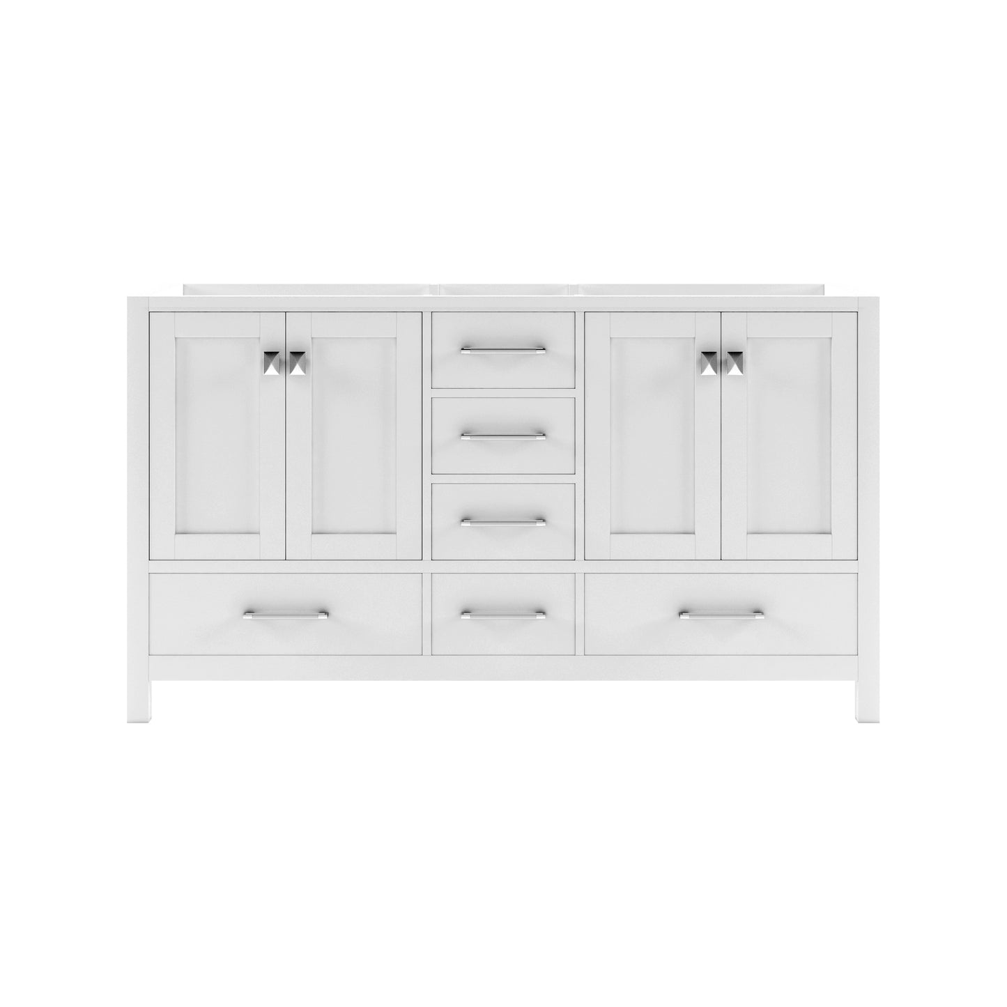 Caroline Avenue 60" Double Cabinet in White