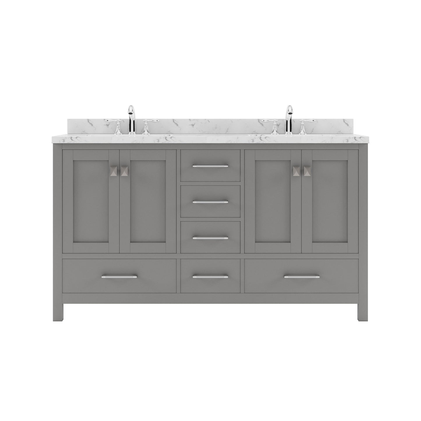 Caroline Avenue 60" Double Vanity Cabinet