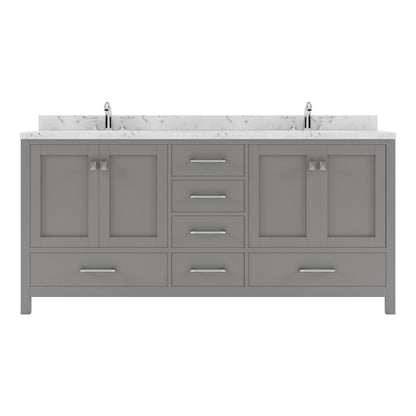 Caroline Avenue 72" Double Vanity Cabinet