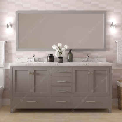 Caroline Avenue 72" Double Vanity Cabinet