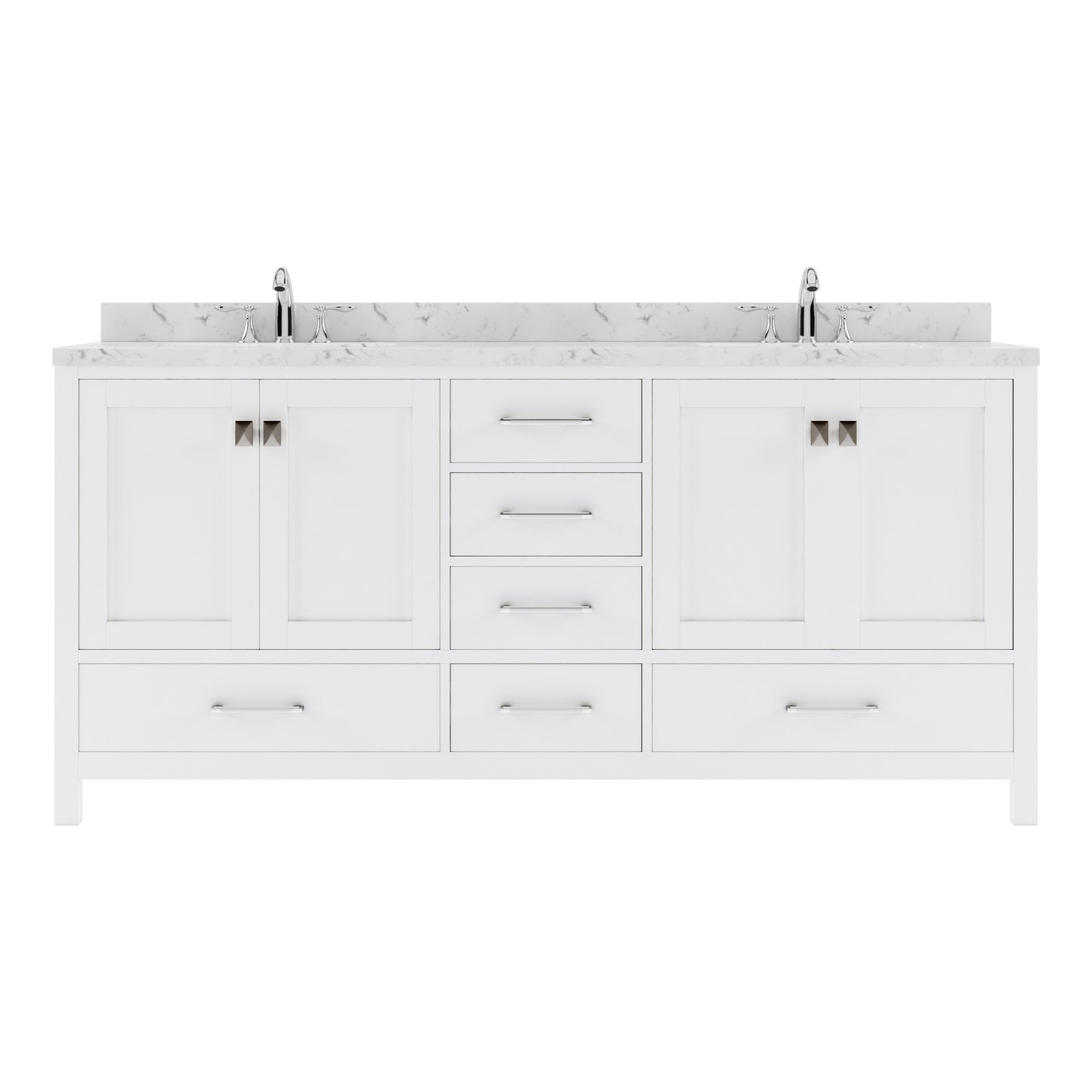 Caroline Avenue 72" Double Vanity Cabinet