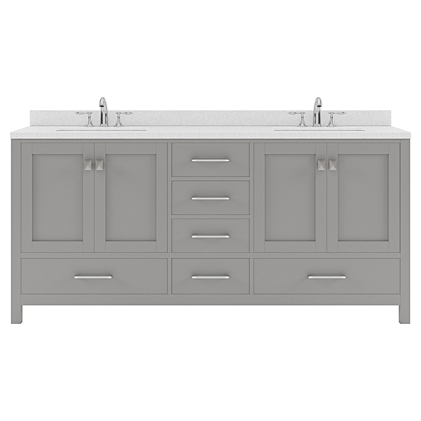 Caroline Avenue 72" Double Vanity Cabinet