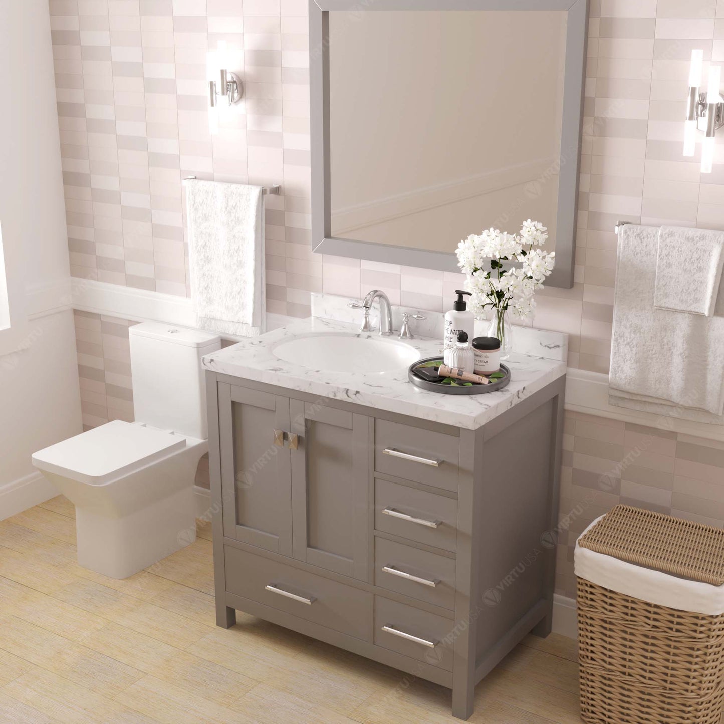 Caroline Avenue 36" Single Vanity Cabinet