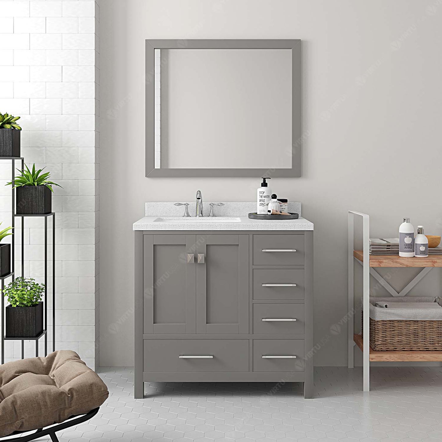 Caroline Avenue 36" Single Vanity Cabinet