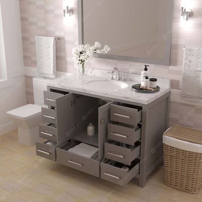 Caroline Avenue 48" Single Cabinet in Gray