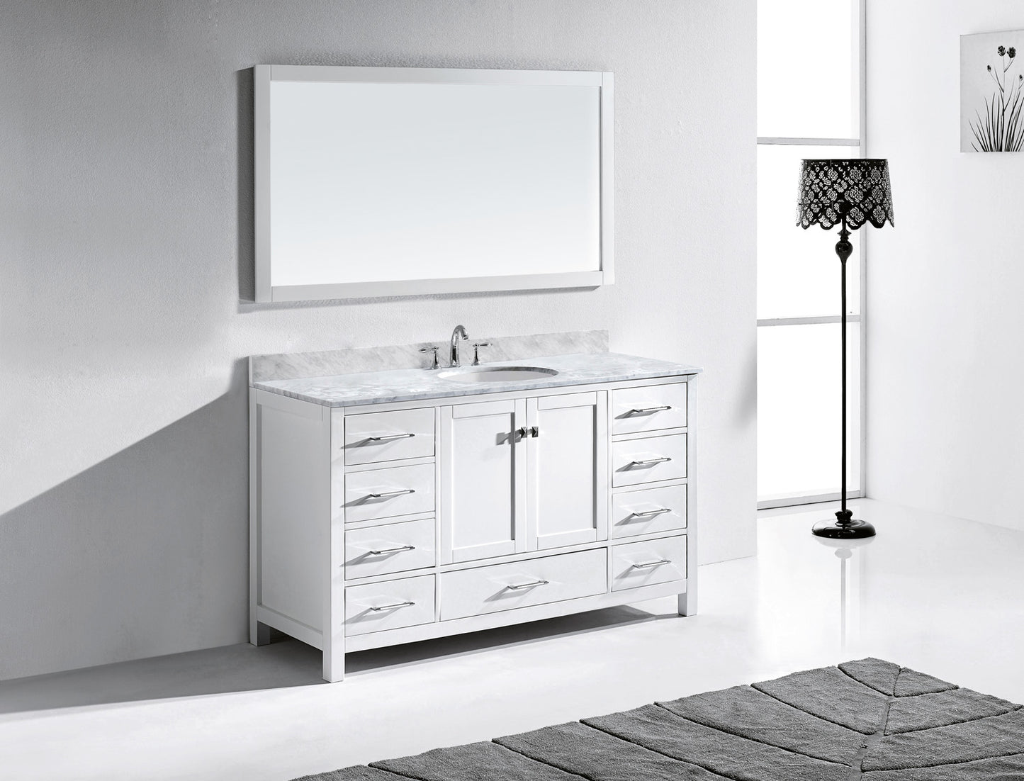 Caroline Avenue 60" Single Vanity Cabinet