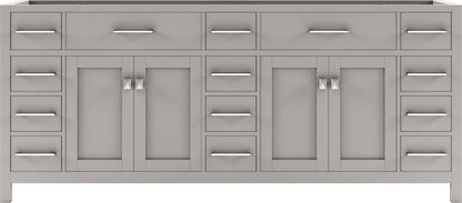 Caroline Parkway 78" Double Vanity Cabinet