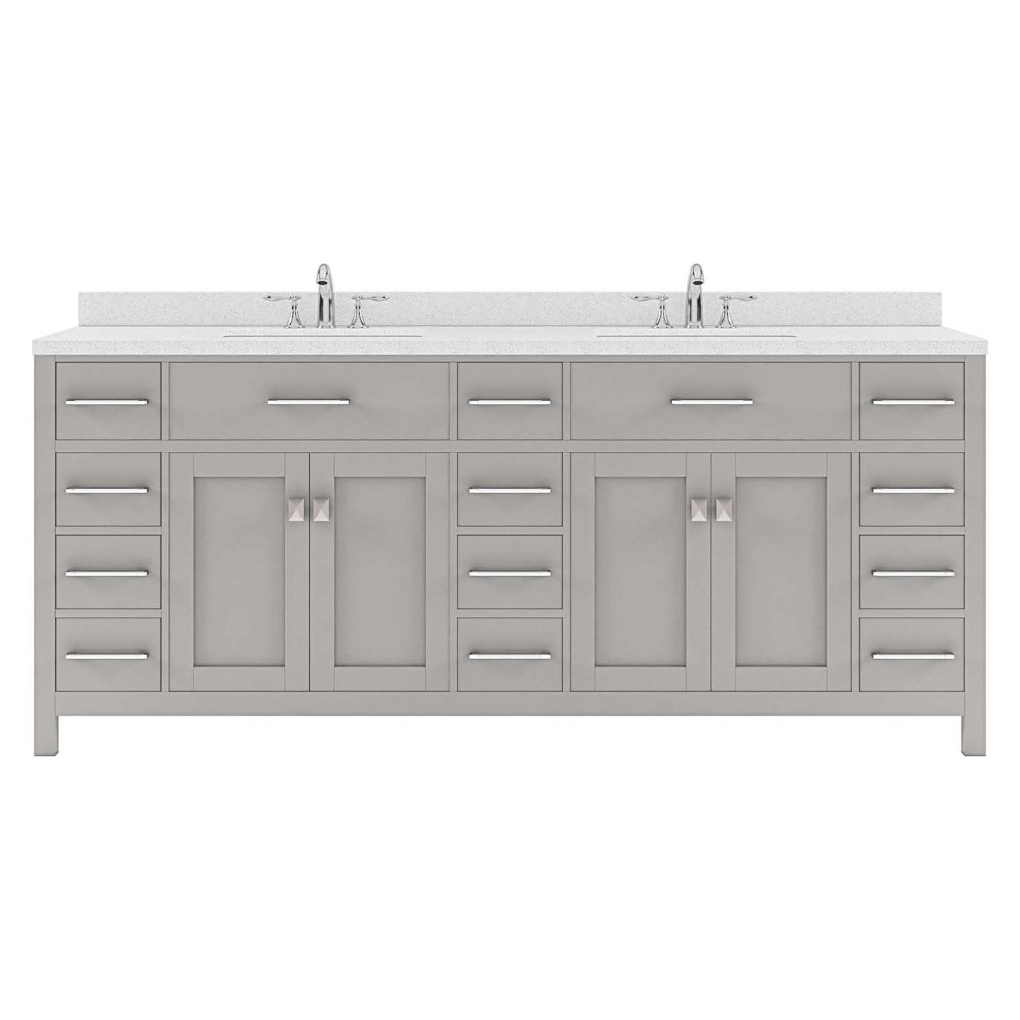 Caroline Parkway 78" Double Vanity Cabinet