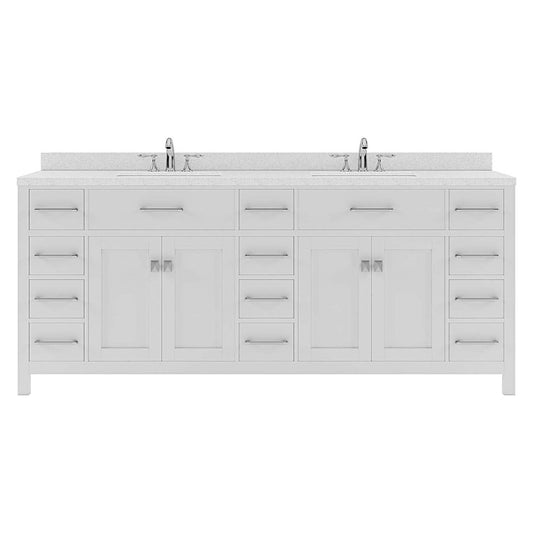 Caroline Parkway 78" Double Vanity Cabinet