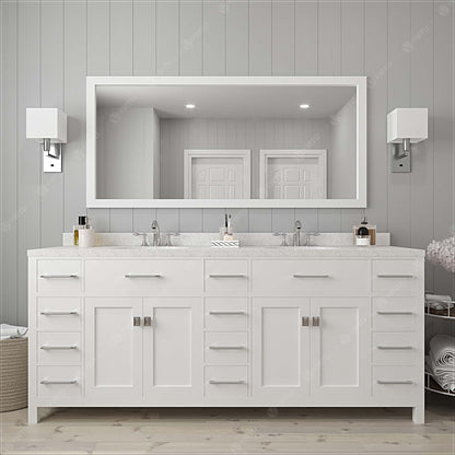 Caroline Parkway 78" Double Vanity Cabinet