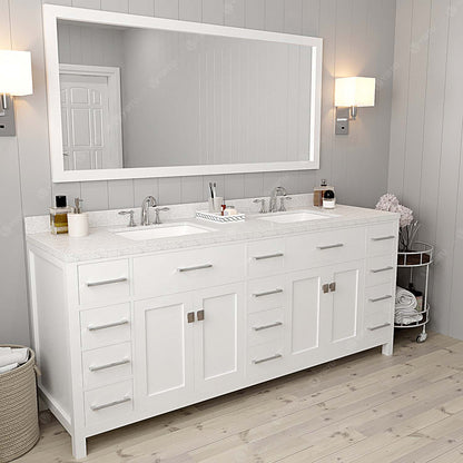 Caroline Parkway 78" Double Vanity Cabinet