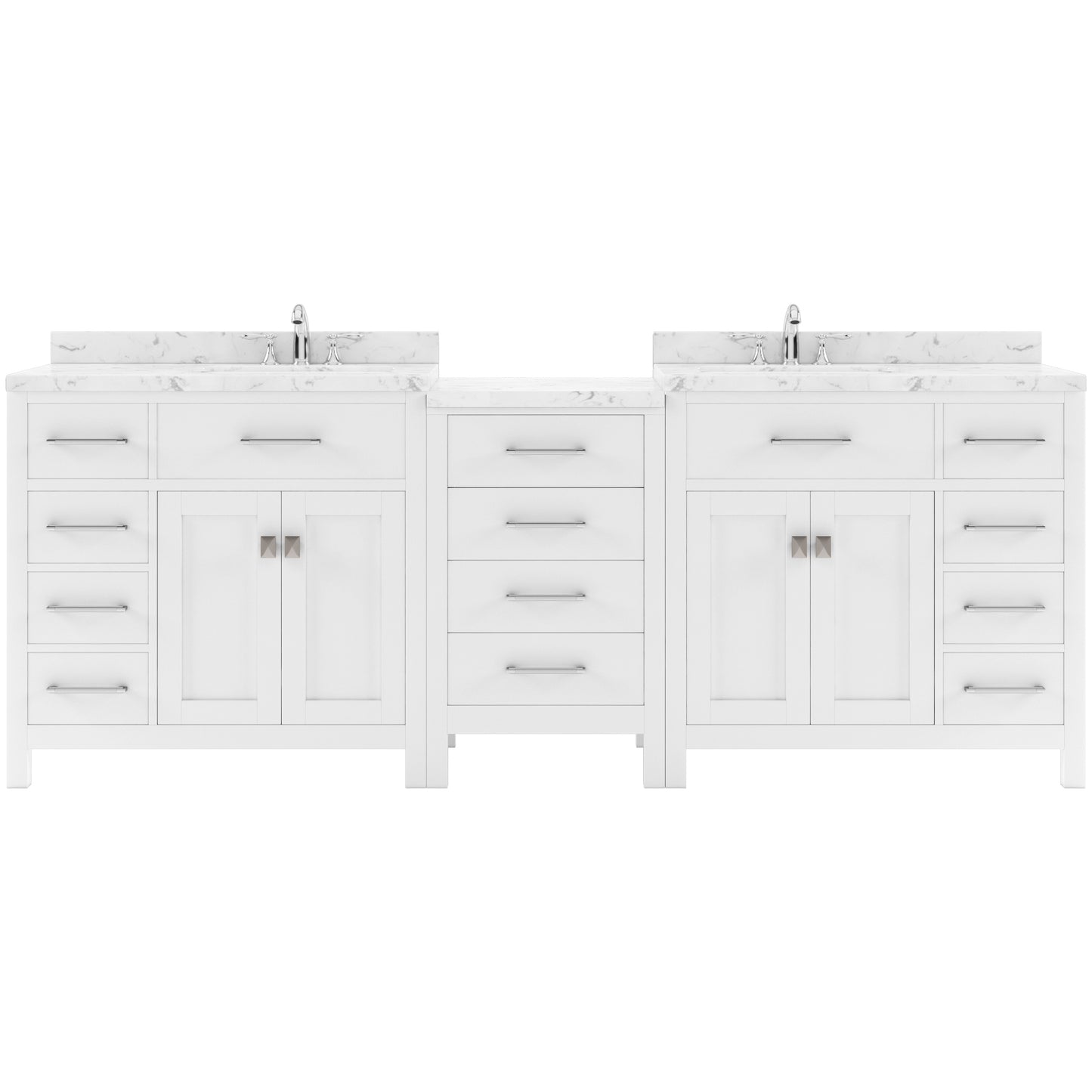 Caroline Parkway 93" Double Vanity Cabinet