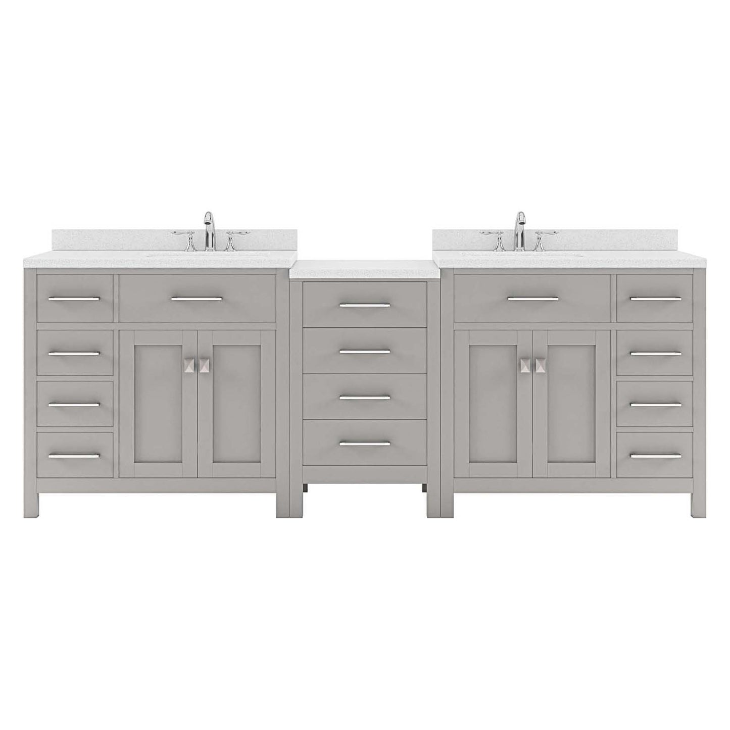 Caroline Parkway 93" Double Vanity Cabinet