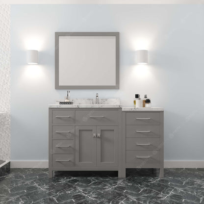 Caroline Parkway 57" Left Single Vanity Cabinet