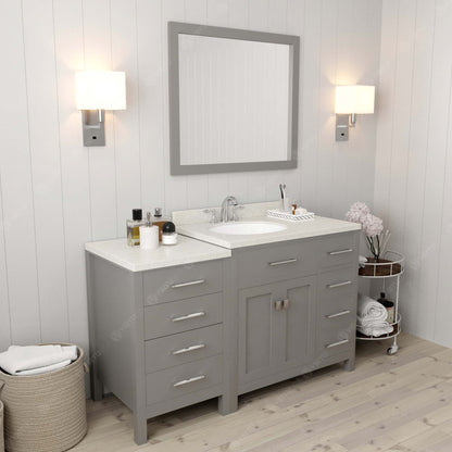 Caroline Parkway 57" Right Single Vanity Cabinet