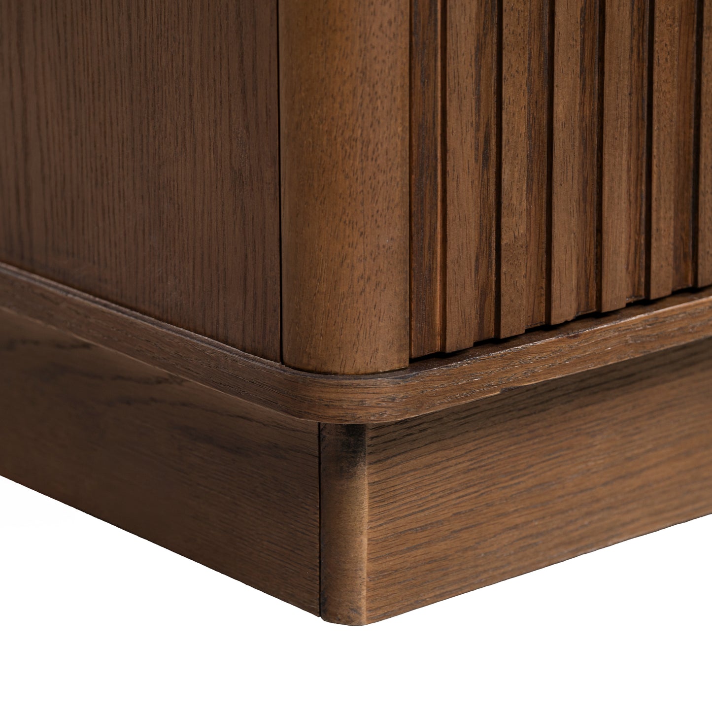 Kathryn 72" Double Vanity with Square Sinks and Statuario Venato Marble Quartz Top in Dark Oak